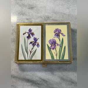 Congress Designer Series Floral Playing Cards, 2 Deck Set, new in box